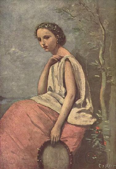 Jean-Baptiste-Camille Corot La Zingara Norge oil painting art